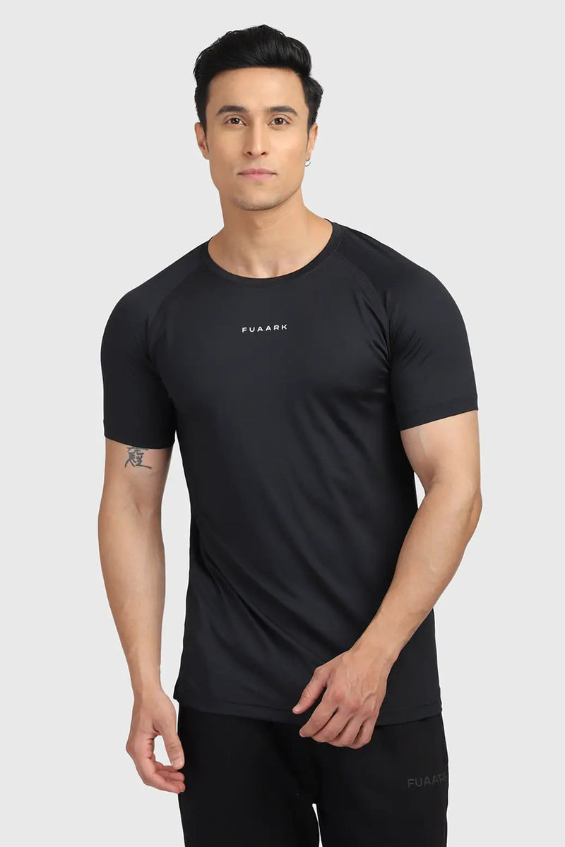 Sleek T-shirt Black / Fuaark by Fuaark Nz