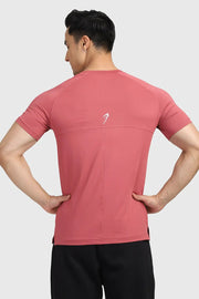 Sleek T-shirt Deep Red by Fuaark Nz