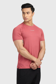 Sleek T-shirt Deep Red by Fuaark Nz