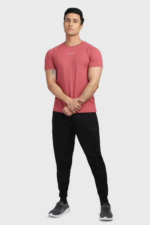 Sleek T-shirt Deep Red by Fuaark Nz