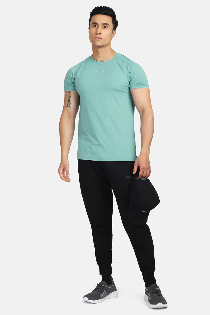 Sleek T-shirt Green by Fuaark Nz