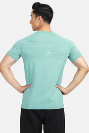 Sleek T-shirt Green by Fuaark Nz