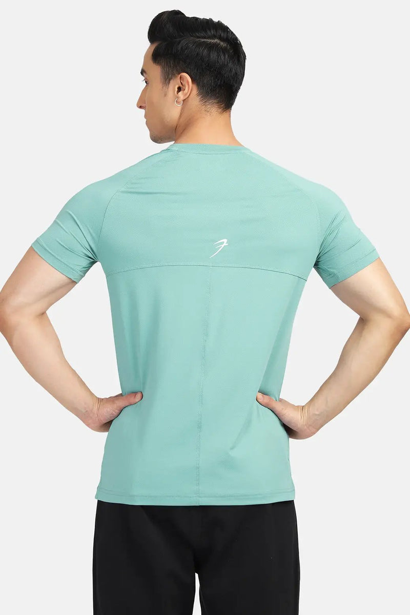 Sleek T-shirt Green by Fuaark Nz