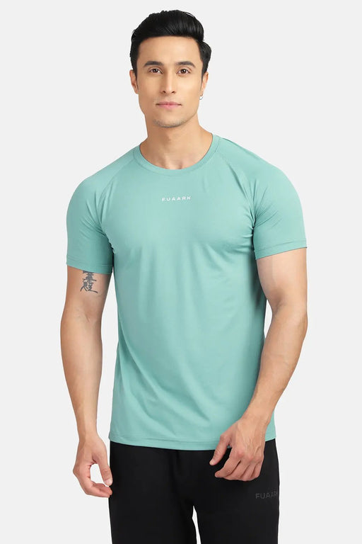 Sleek T-shirt Green by Fuaark Nz