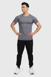 Sleek T-shirt Grey by Fuaark Nz