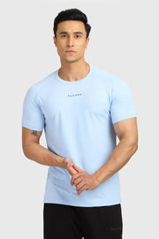 Sleek T-shirt Sky Blue by Fuaark Nz