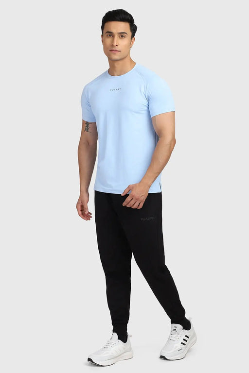 Sleek T-shirt Sky Blue by Fuaark Nz