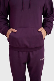 Signature Oversized Hoodie Plum by Fuaark Nz