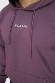 Signature Oversized Hoodie Mauve by Fuaark Nz