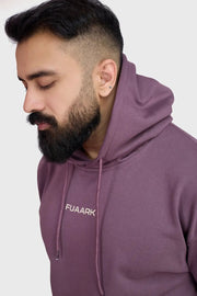 Signature Oversized Hoodie Mauve by Fuaark Nz