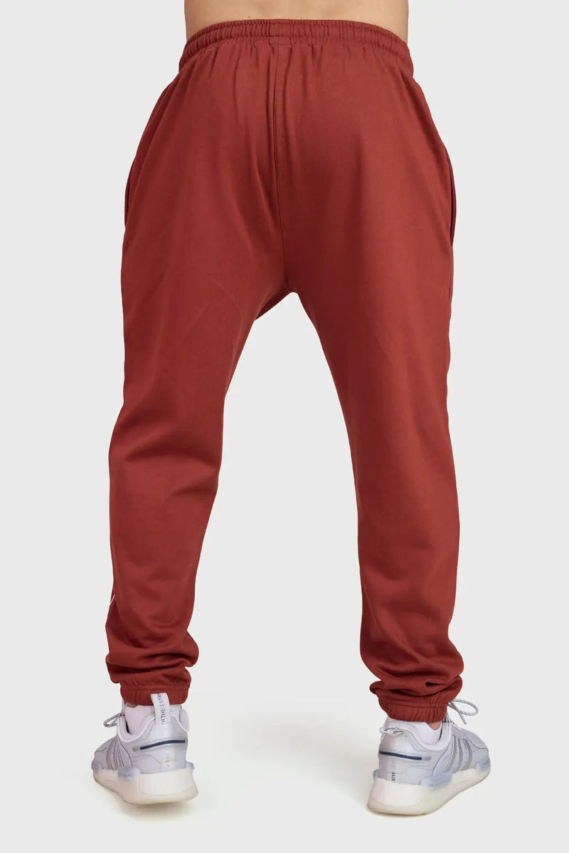 Signature Oversized Band Joggers Rust by Fuaark Nz