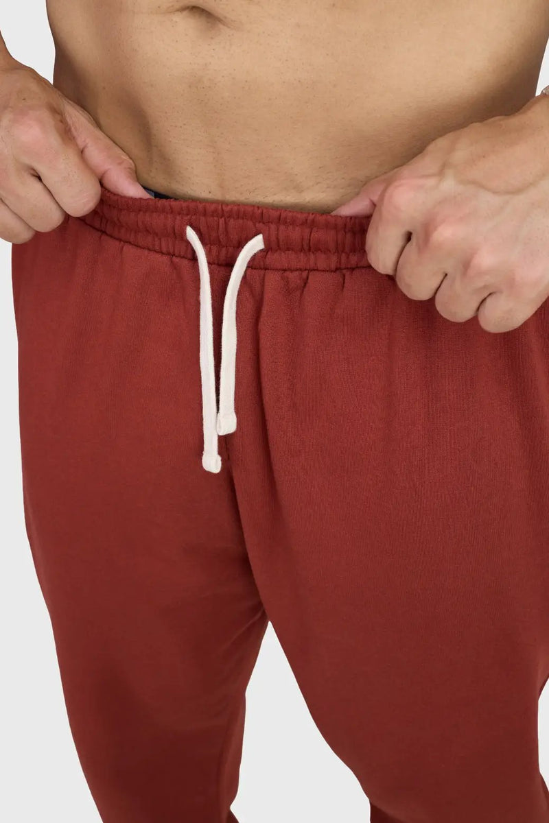Signature Oversized Band Joggers Rust by Fuaark Nz