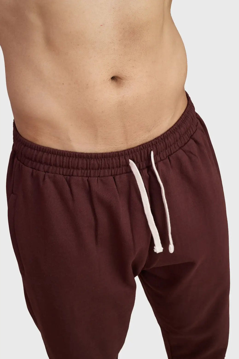 Signature Oversized Band Joggers Brown by Fuaark Nz