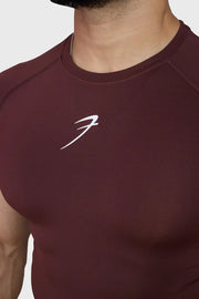 Compression T-shirt Brown by Fuaark Nz