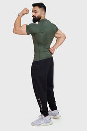 Compression T-shirt Olive by Fuaark Nz