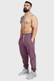 Signature Oversized Band Joggers Mauve by Fuaark Nz