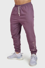 Signature Oversized Band Joggers Mauve by Fuaark Nz