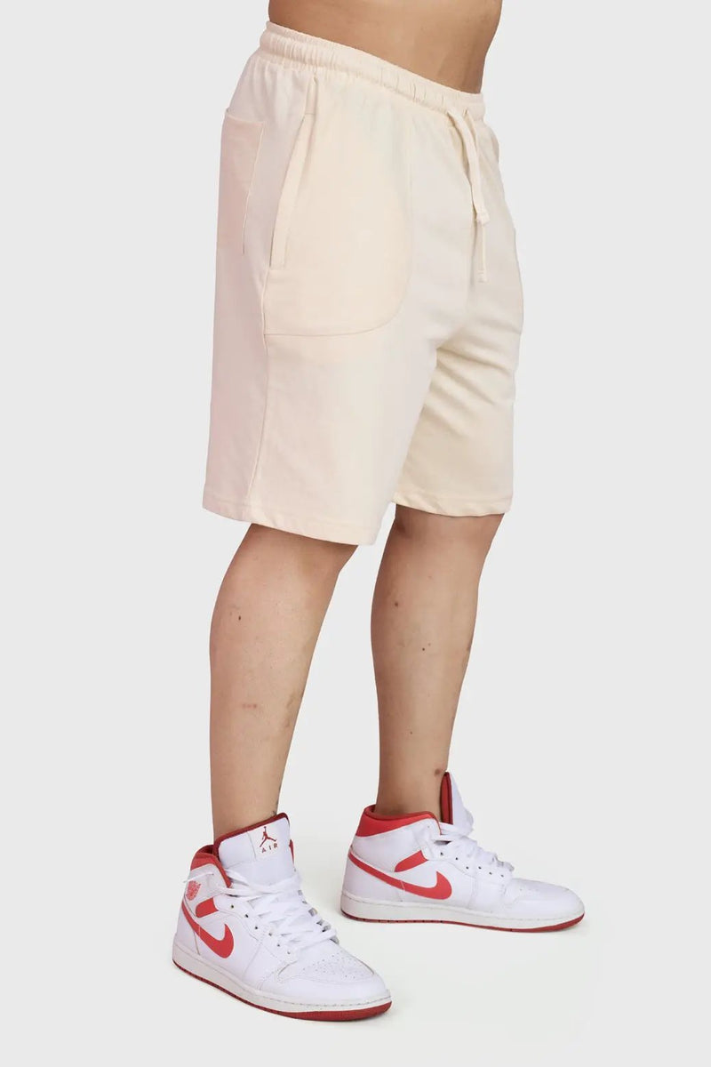 Weekend Oversized Shorts Beige by Fuaark Nz