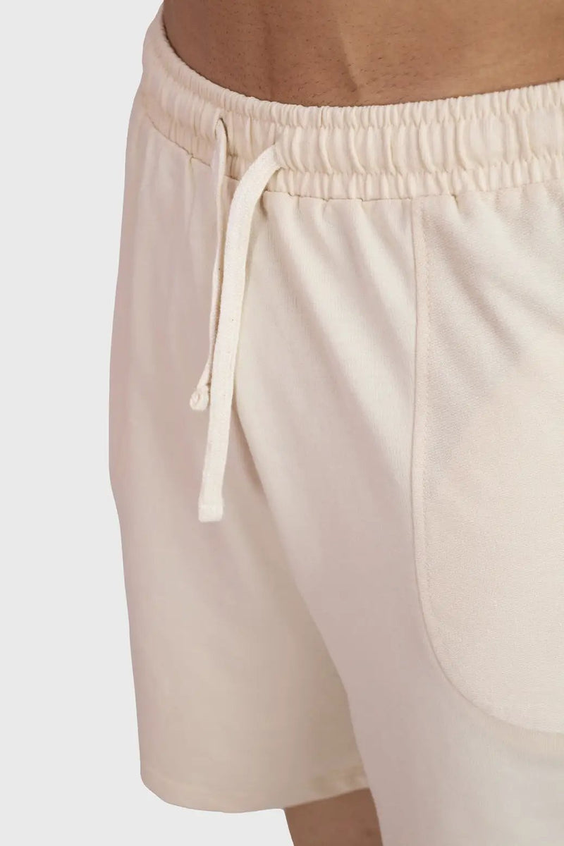 Weekend Oversized Shorts Beige by Fuaark Nz