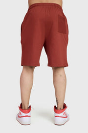 Weekend Oversized Shorts Rust by Fuaark Nz