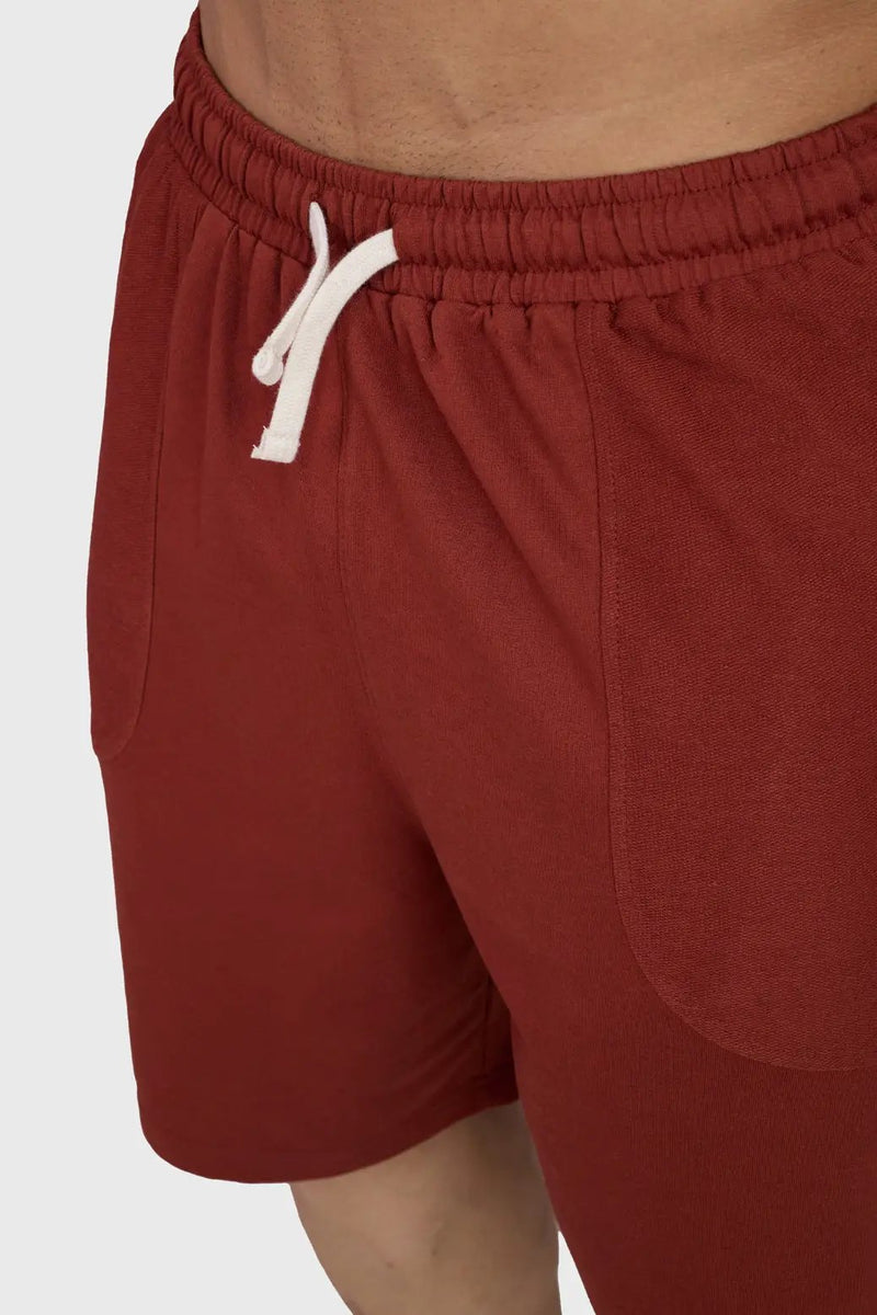 Weekend Oversized Shorts Rust by Fuaark Nz