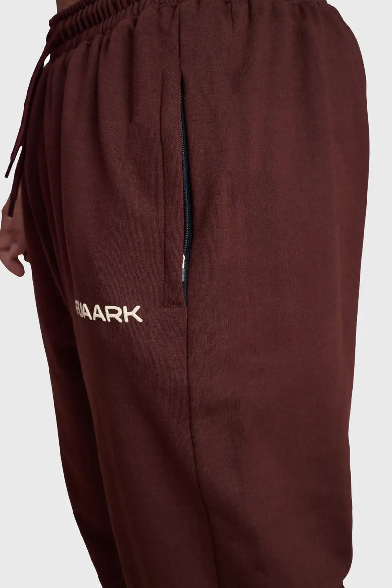 Signature Oversized Joggers Brown by Fuaark Nz