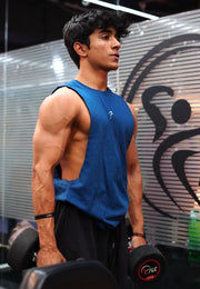 Drift Deep Arm Tank Teal by Fuaark Nz