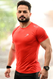 Aero T-shirt Red by Fuaark Nz