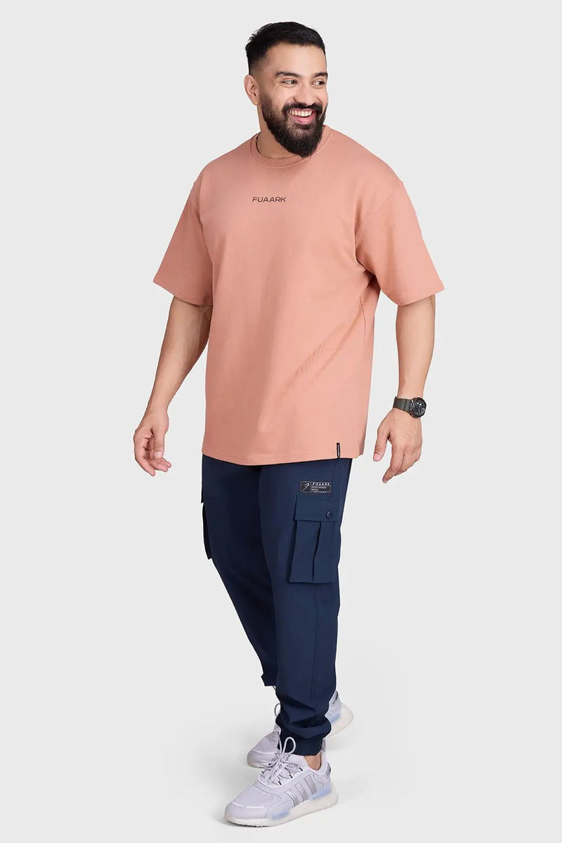 Element Oversized T-shirts Warm Beige by Fuaark Nz