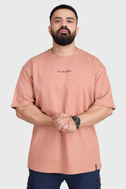 Element Oversized T-shirts Warm Beige by Fuaark Nz