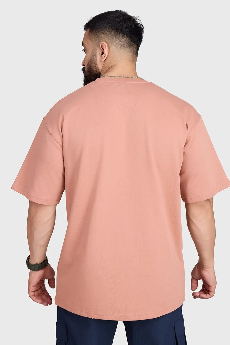 Element Oversized T-shirts Warm Beige by Fuaark Nz