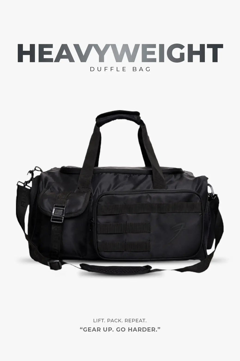 Heavyweight Duffle Bag Black by Fuaark Nz