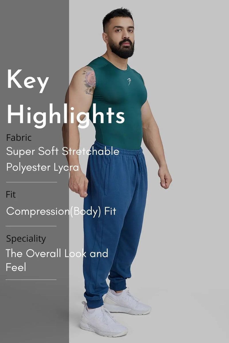 Compression Sleeveless Tank Emerald Green by Fuaark Nz