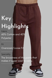 Pinnacle Straight Pants Brown by Fuaark Nz