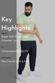 Compression T-shirt Lime by Fuaark Nz