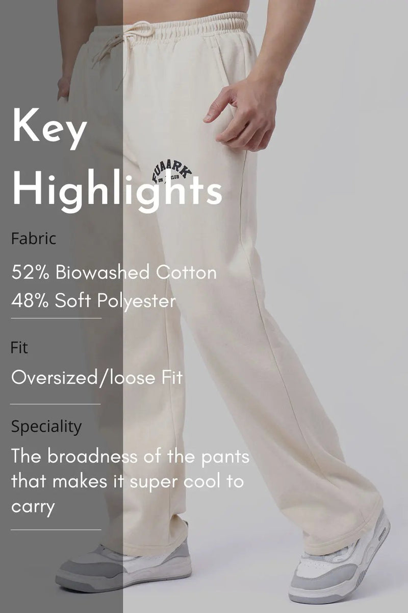 Laidback Relaxed Pants Beige by Fuaark Nz