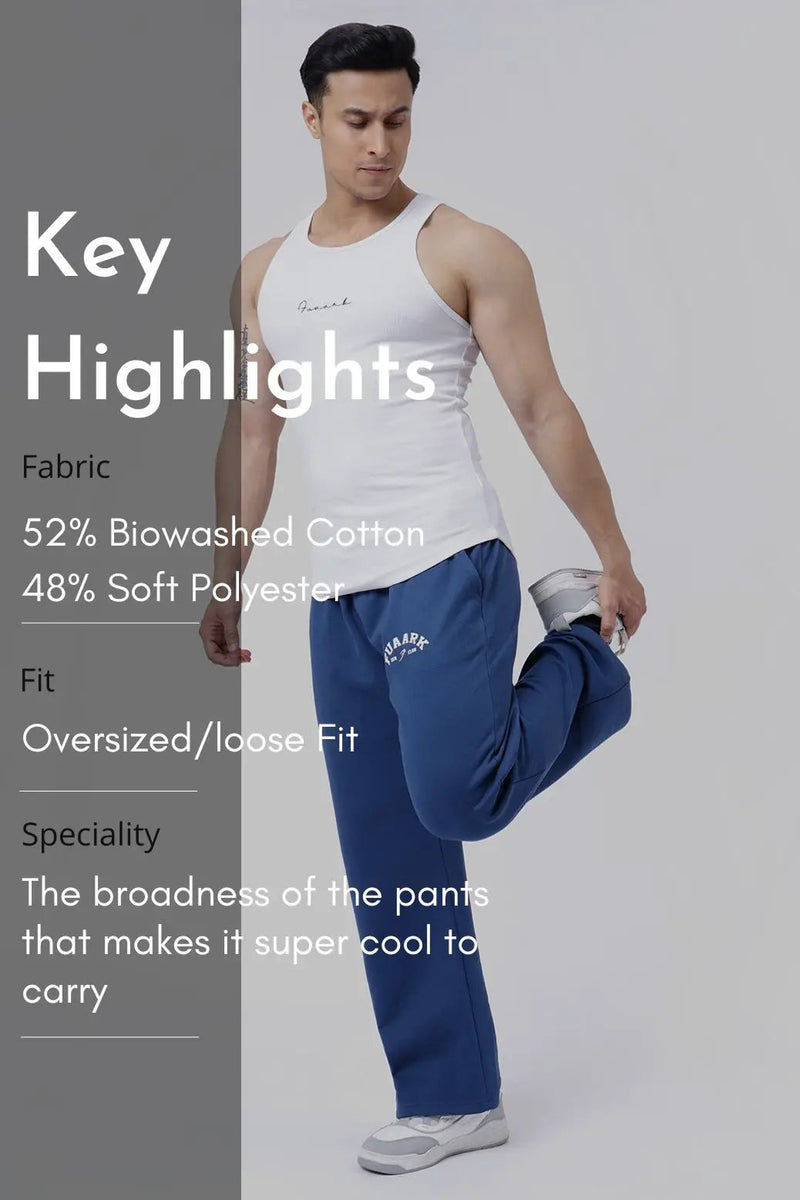 Laidback Relaxed Pants Navy by Fuaark Nz