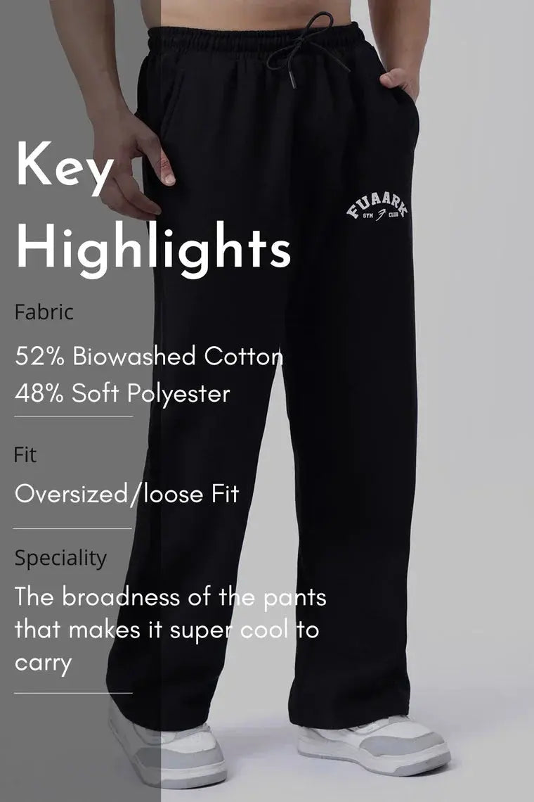 Laidback Relaxed Pants Black by Fuaark Nz