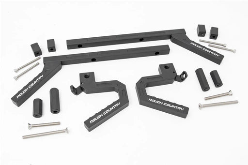Jeep Aluminum Grab Handle Set 07-18 Wrangler JK Rough Country by Magwarehouse.com