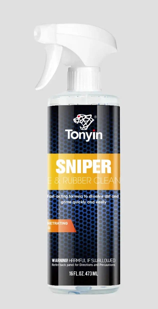Racing Pro NZ Ltd TONYIN ECO SNIPER TYRE & RUBBER CLEANER 500ML (TOUCHLESS) TONYIN ECO SNIPER TYRE & RUBBER CLEANER 500ML (TOUCHLESS)