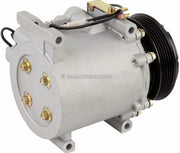 AC Compressor & 115mm 6-Groove A/C Clutch For Mitsubishi Lancer Evolution 2003 2004 2005 Evo VIII Replaces MSC90C - BuyAutoParts 60-03146NA NEW by JBH AUTO PARTS