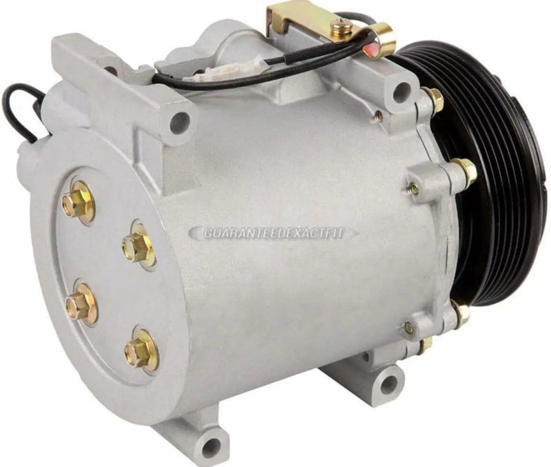 AC Compressor & 115mm 6-Groove A/C Clutch For Mitsubishi Lancer Evolution 2003 2004 2005 Evo VIII Replaces MSC90C - BuyAutoParts 60-03146NA NEW by JBH AUTO PARTS