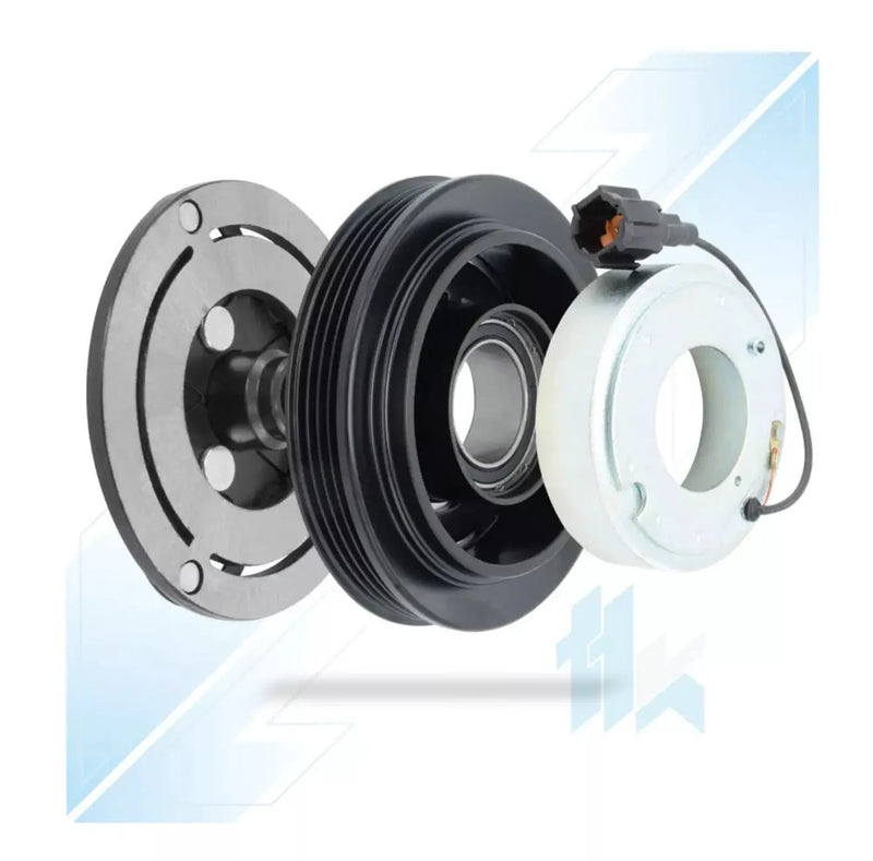 A/C Compressor Clutch Kit fits Nissan Micra K12 1.2 1.4 1.6 Note 1.4 92600AX80A by JBH AUTO PARTS