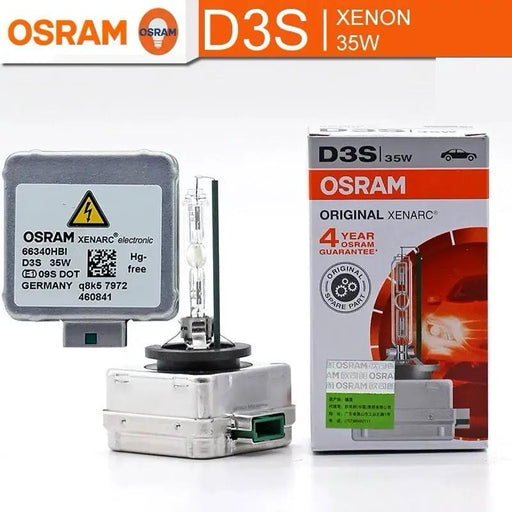 Original OSRAM D3S 66340CLC 4300K HID Xenon Headlight Bulbs by JBH AUTO PARTS