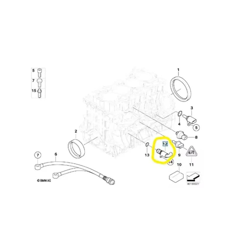 Engine Hydraulic Valve Lifter Oil Pressure Control Valve 11417584990 for BMW E81 E82 E88 E90 E92 E60 E61 F80 F83 by JBH AUTO PARTS