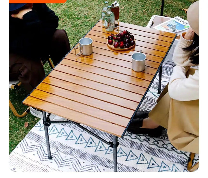 The Perfect Travel Camping Table – 95cm Foldable Outdoor Table LFRD5041 by ECOTREK