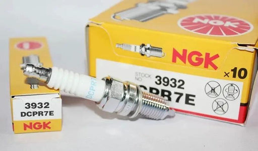 Spark Plug set, Mitsubishi Pajero Junior, Jr 1.1i, NGK DCPR7E by JBH AUTO PARTS
