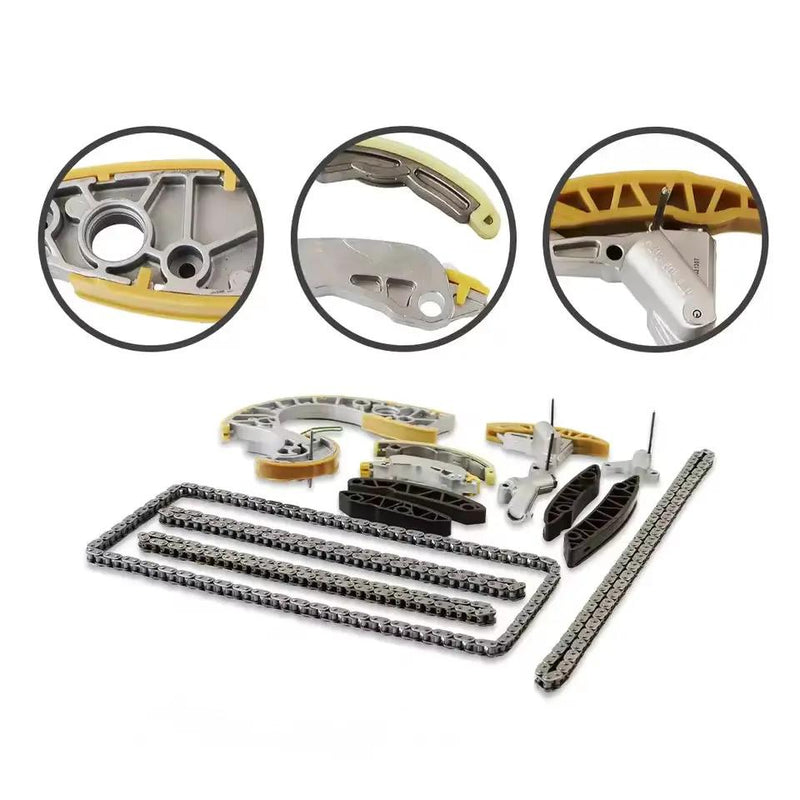 Timing Chain Kit For 2003-2009 AUDI A6 Allroad Quattro S4 BNK BBK BHF BAT BAS 4.2L V8 With 12 Months Warranty by JBH AUTO PARTS