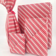 Waste Free Celebrations Furoshiki Wrapping Cloths Candy Cane - 4 Furoshiki Gift Wraps Candy Cane - 4 Furoshiki Gift Wraps