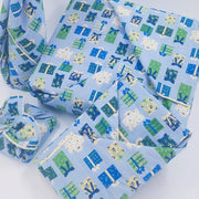 Waste Free Celebrations Furoshiki Wrapping Cloths Folk Gaver - 4 Furoshiki Gift Wraps Folk Gaver - 4 Furoshiki Gift Wraps